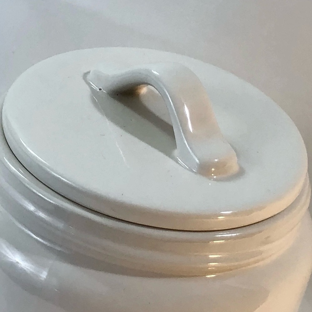 Rare Vintage Rae Dunn Double-Sided COCOA Canister Artisan Collection HTF 7.5” - Picture 9 of 10